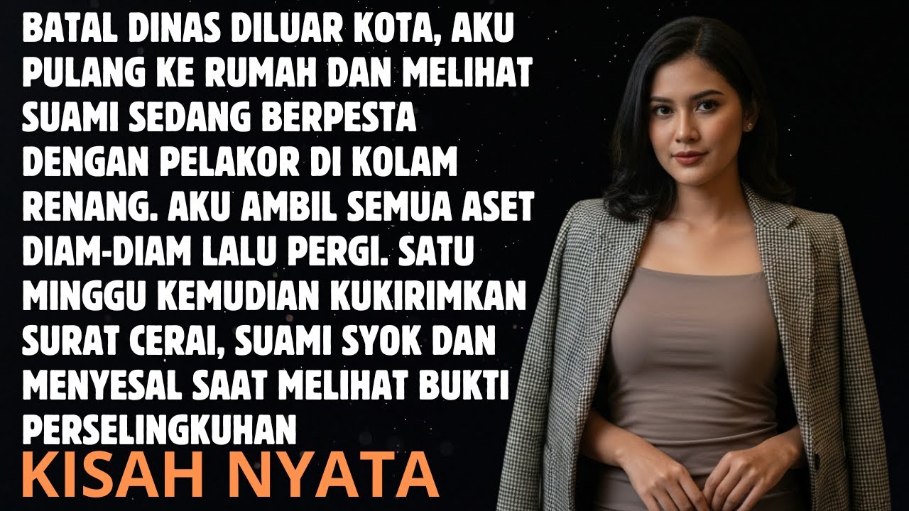 Batal Dinas Luar Kota Suamiku Malah Asyik Pesta Sama Pelakor Dikolam Renang