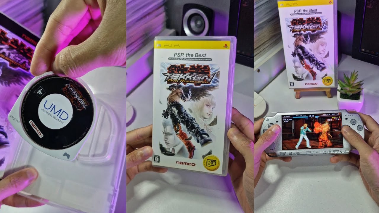 Unboxing & Testing Tekken Dark Resurrection on PSP !! The best fighting game on psp