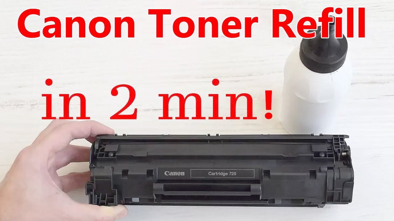 Refill Canon 737, 137, 725, 728, 925 Toner Cartridges in 2 Minutes! Fast & Easy Tutorial