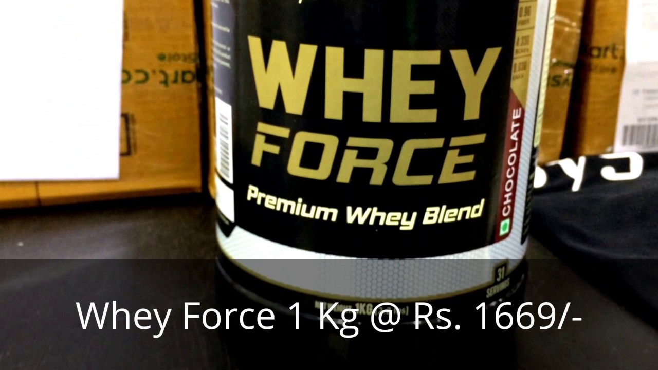 Medisys Whey Force 1 Kg [Free Sando] @ Rs 1669/-