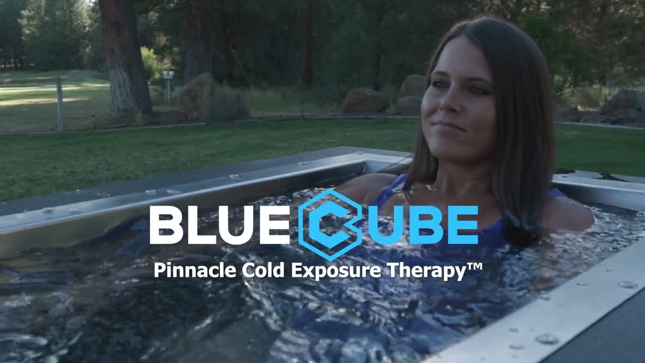BlueCube cold plunge tubs | ice baths come with an ergonomic tub for easy access