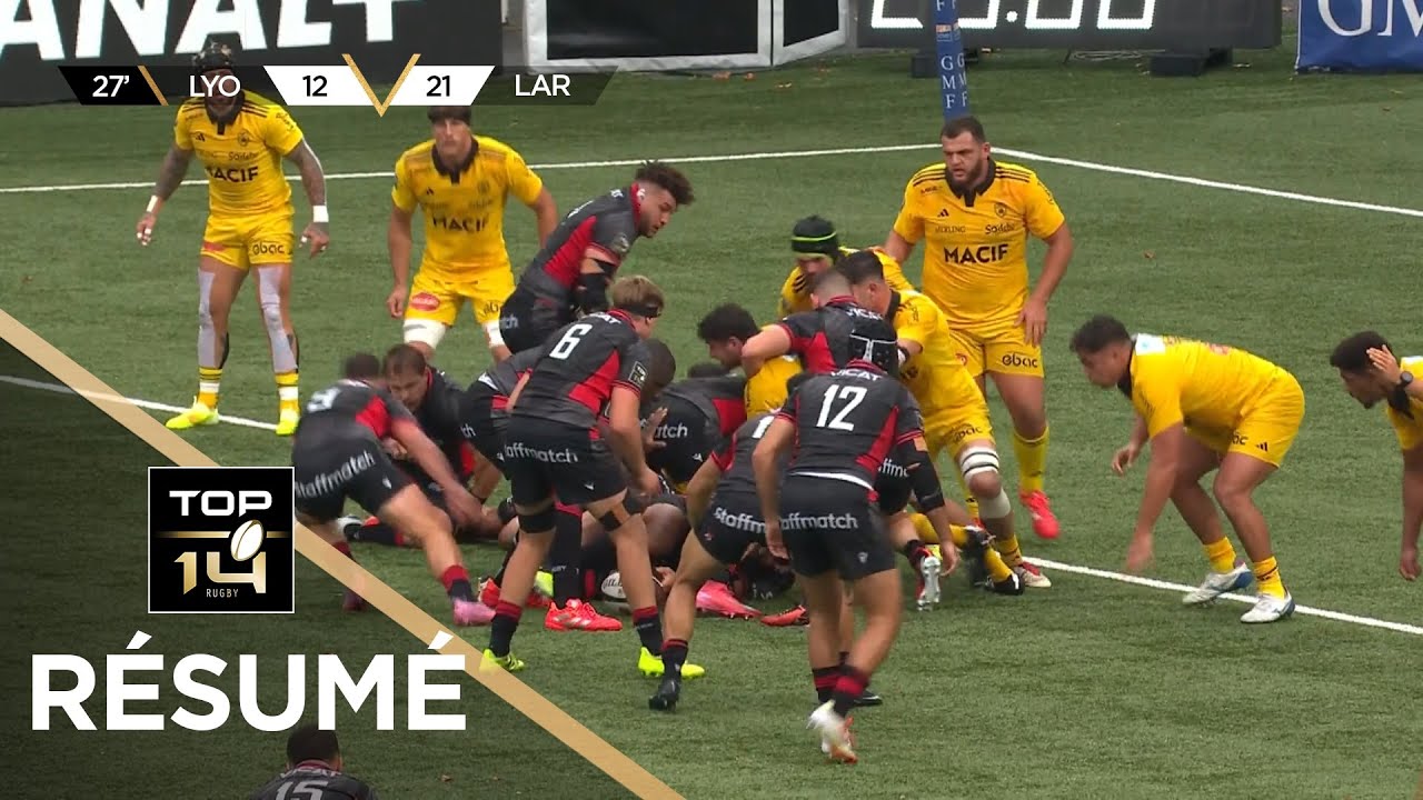 TOP 14 Saison 2025-2026 J08 - R&eacute;sum&eacute; LOU Rugby - Stade Rochelais
