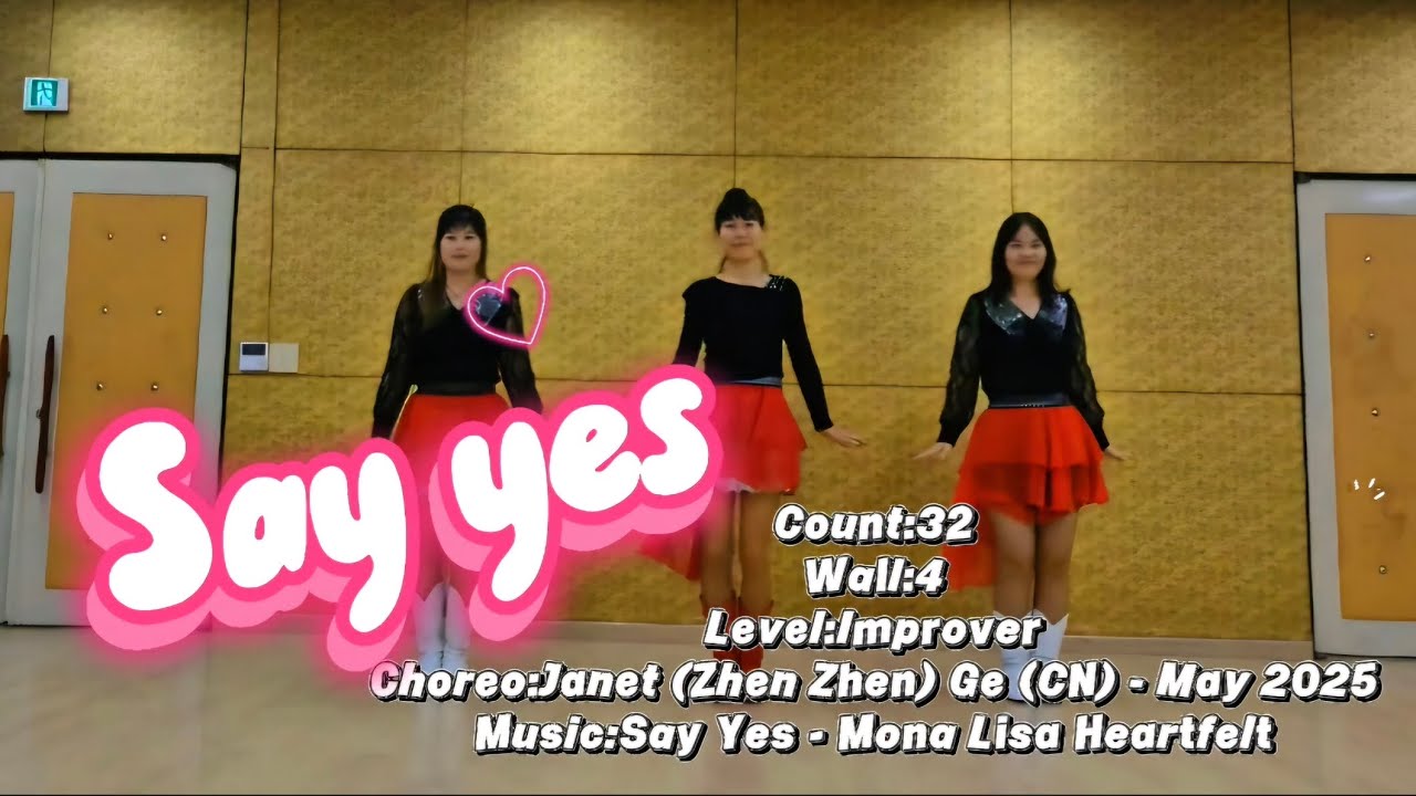 Say Yes Line Dance /Improver/윤라인댄스