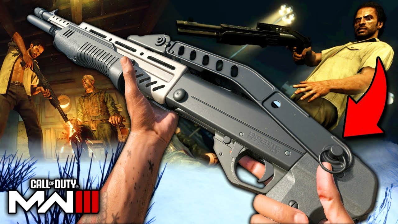 Raul Menendez SPAS-12 Loadout from Black Ops 2 Suffer with Me Mission - Modern Warfare 3 Gameplay