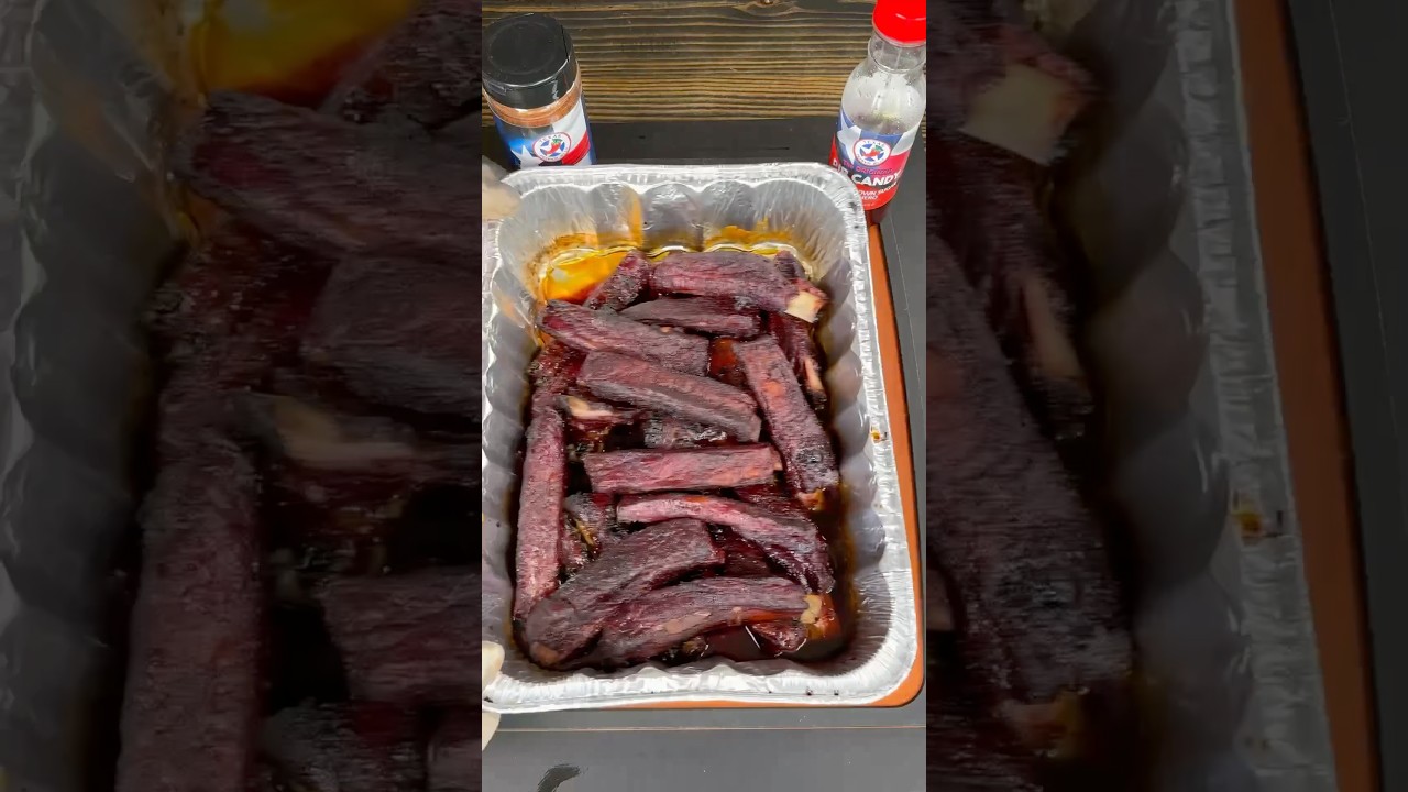 Brown Sugar Candied BBQ Party Ribs