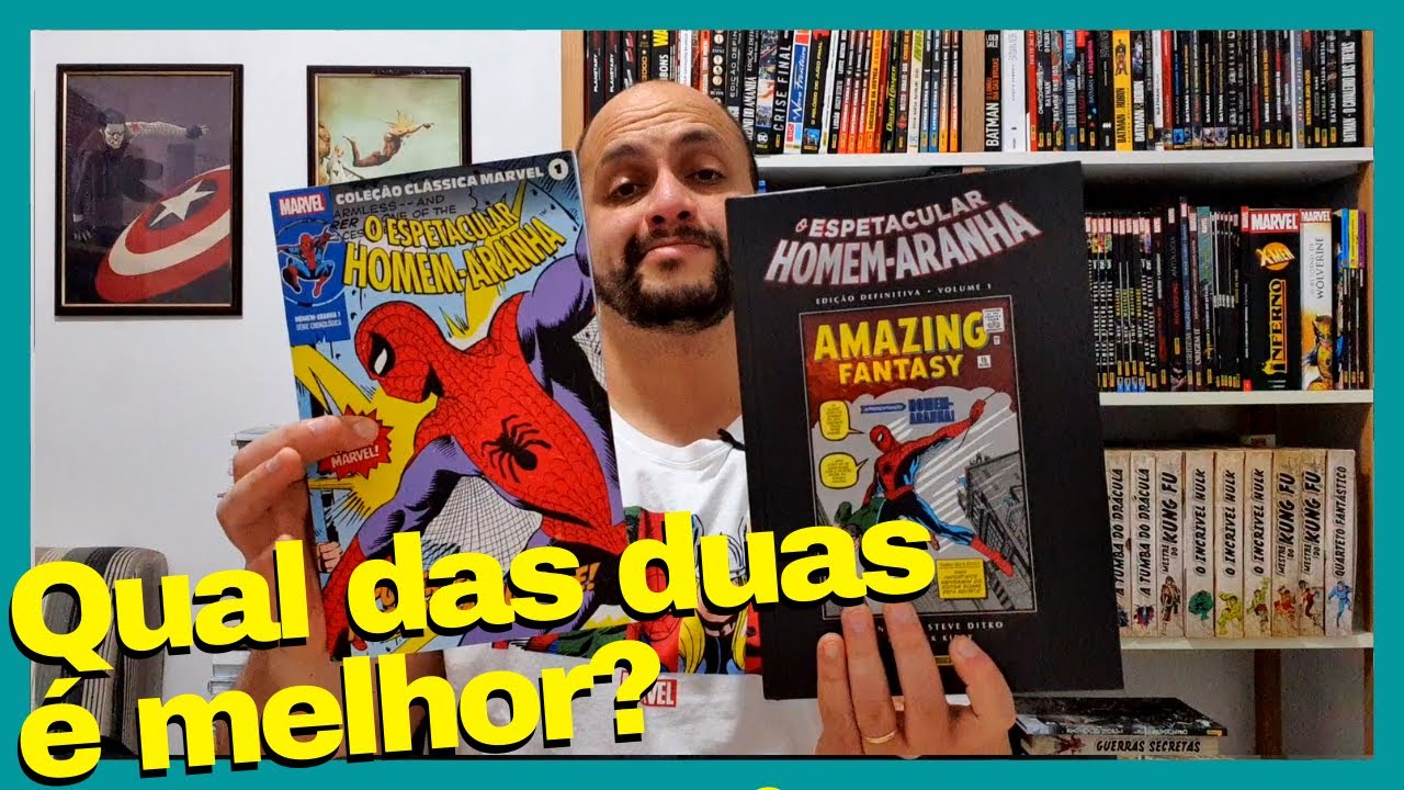 HOMEM ARANHA: Comparando edições
