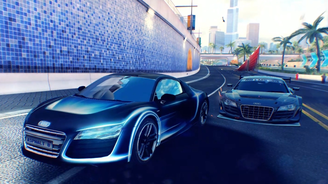 Asphalt 8 Audi R8 e-tron vs Audi R8 LMS Ultra 32 Racers Dubai (Race Suggestion #48)