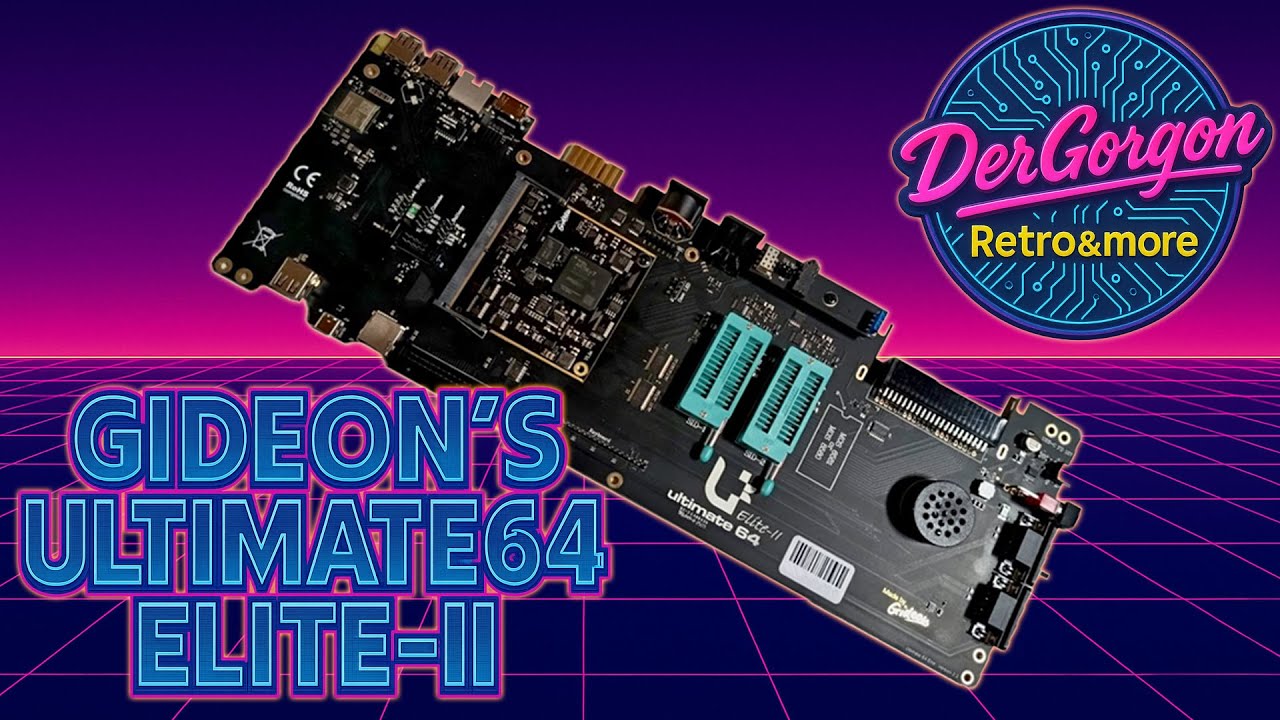 New ULTIMATE64 ELITE-II FPGA Mainboard with RGB LED Lightstrip.