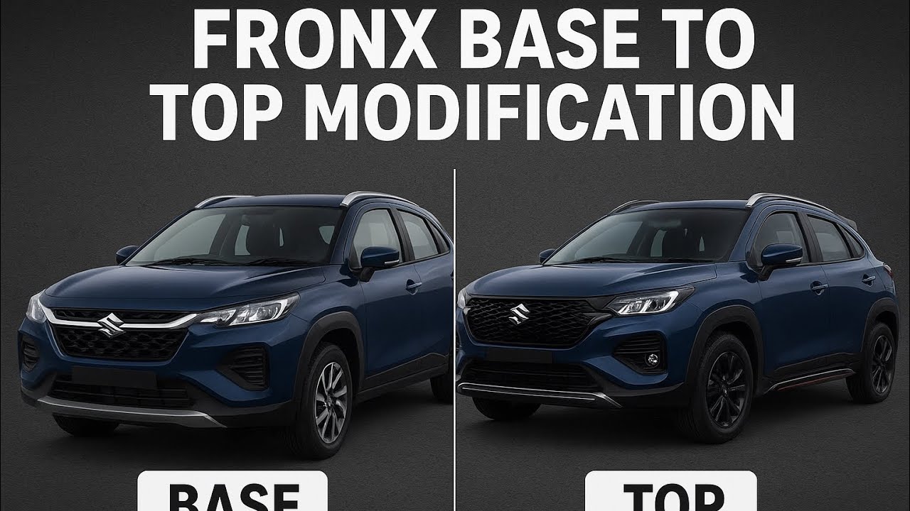 Maruti Fronx Base to Top Modification ✅ | Nexa OEM Accessories | Modified Fronx 2025 | Sunny Drive