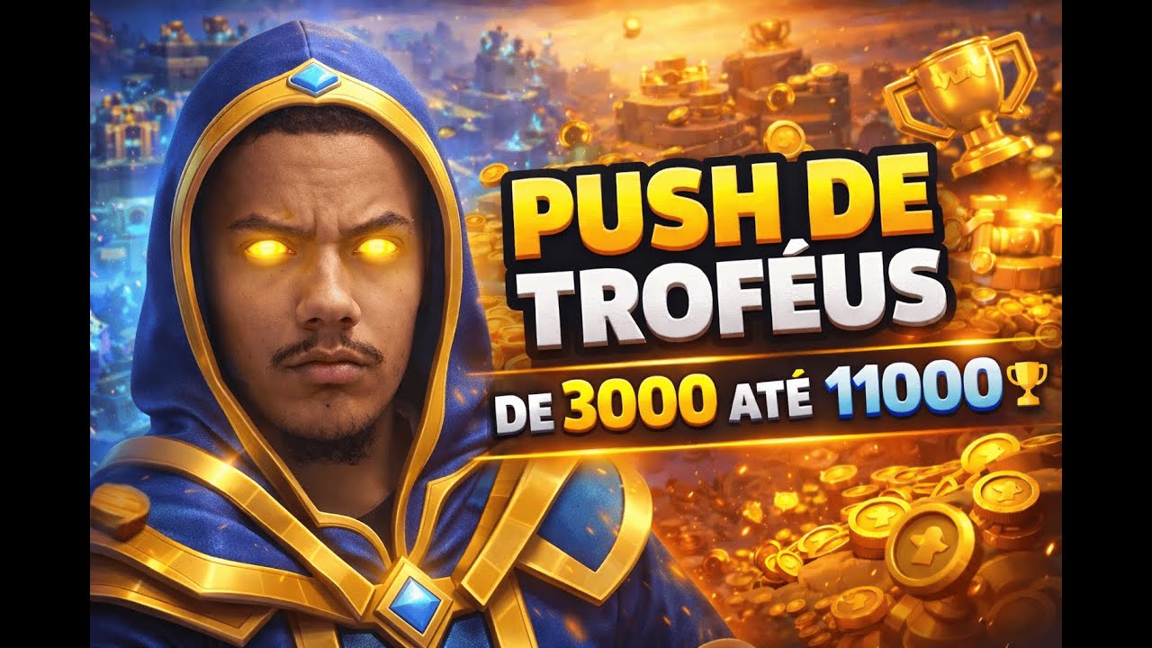 😱 PUSH TROFEIS ! Será Que Dá Pra Ganhar Com Esses Decks? #clashroyale