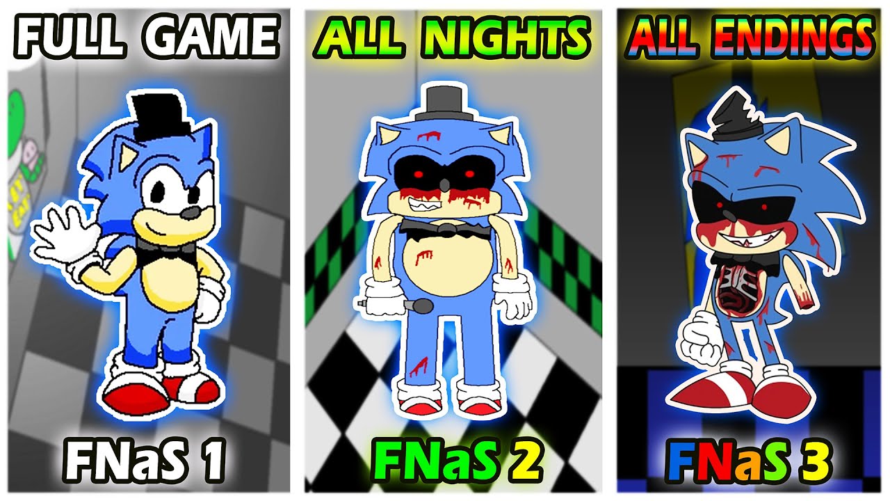 FNaS 1 - 3: All Stars (Cancelled Build) - 100% Ultimate Playthrough (All Nights & Endings) (UHD)