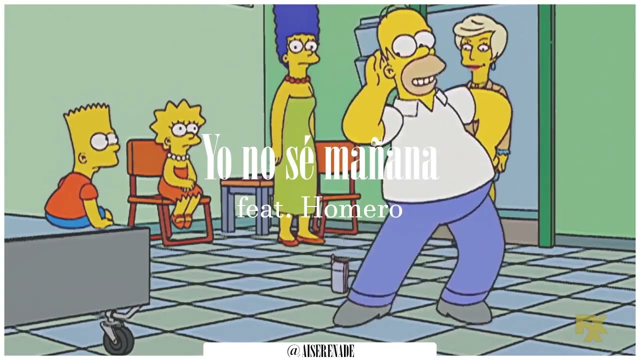 Yo no sé mañana - Homero Simpson | AI Cover