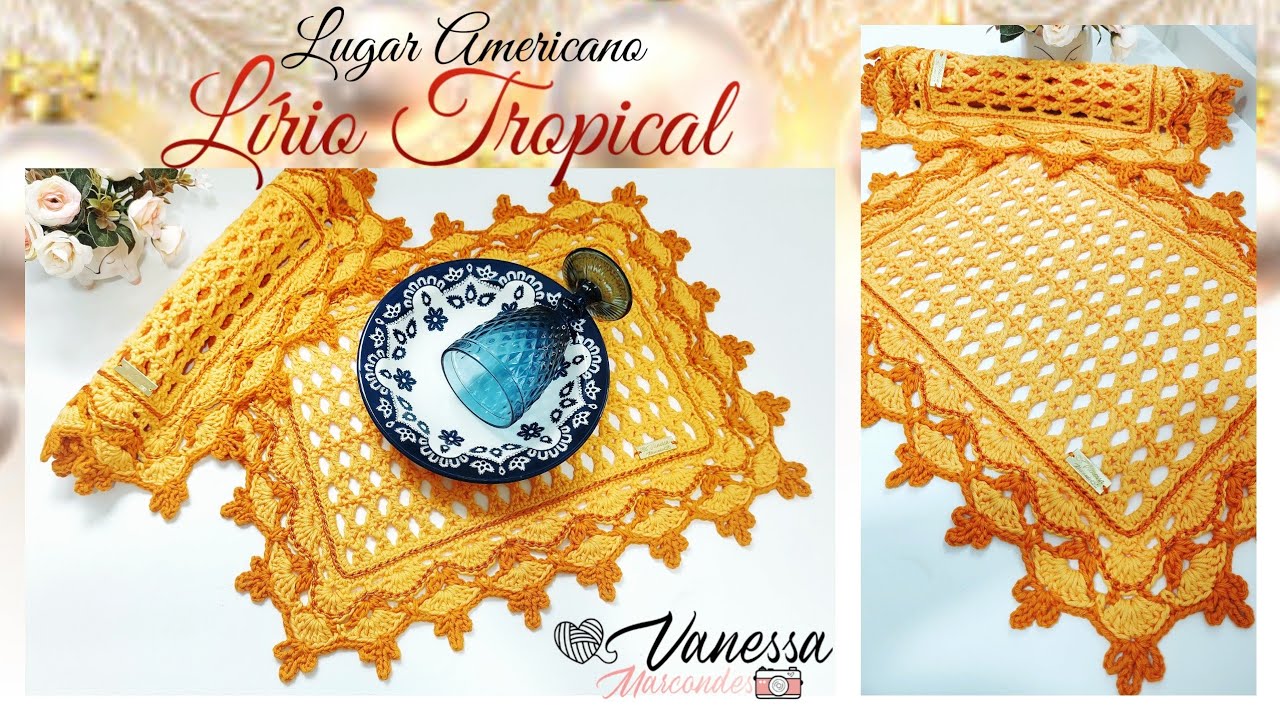 🧡 Lugar Americano / Sousplat 🧡 