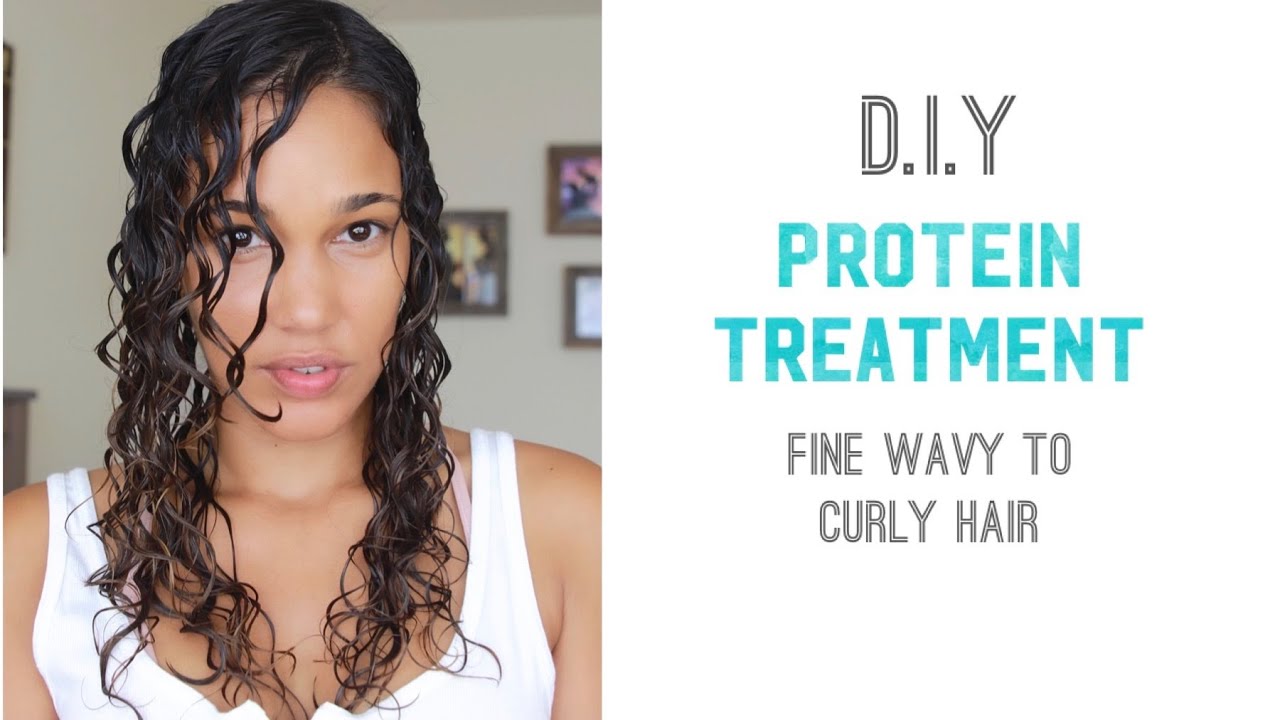 DIY Protein Treatment - Fine Wavy to Curly Hair -