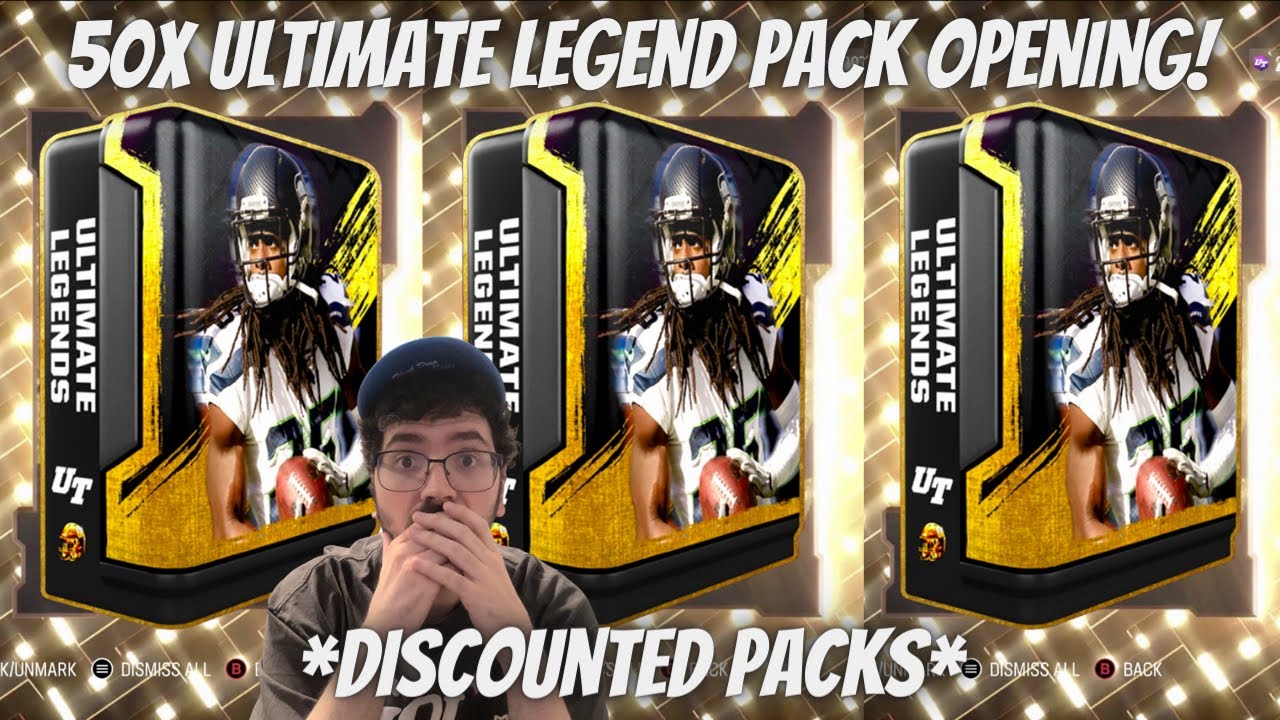 *DISCOUNTED PACKS* 50X ULTIMATE LEGEND PACK OPENING IN MADDEN 23! ARE THESE THE MOVE?!?