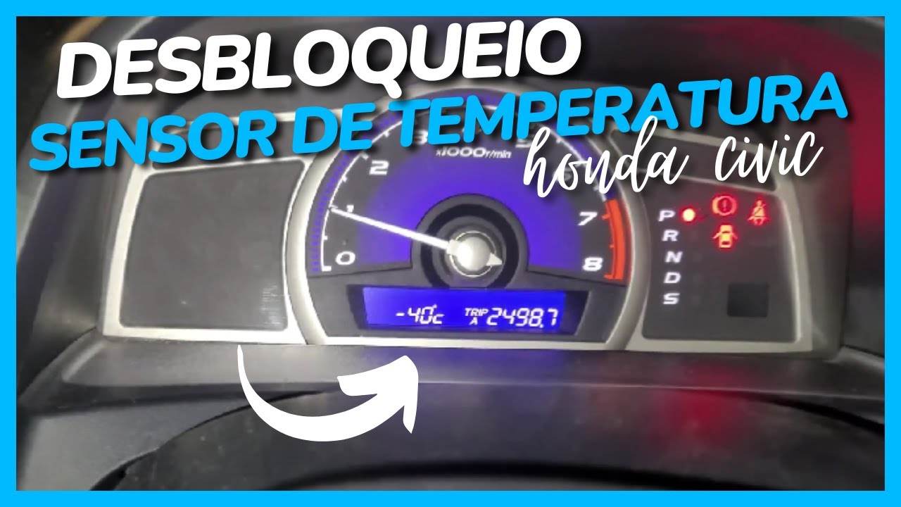 COMO DESBLOQUEAR SENSOR DE TEMPERATURA DO AR NEW CIVIC - COMANDO DE AR DIGITAL