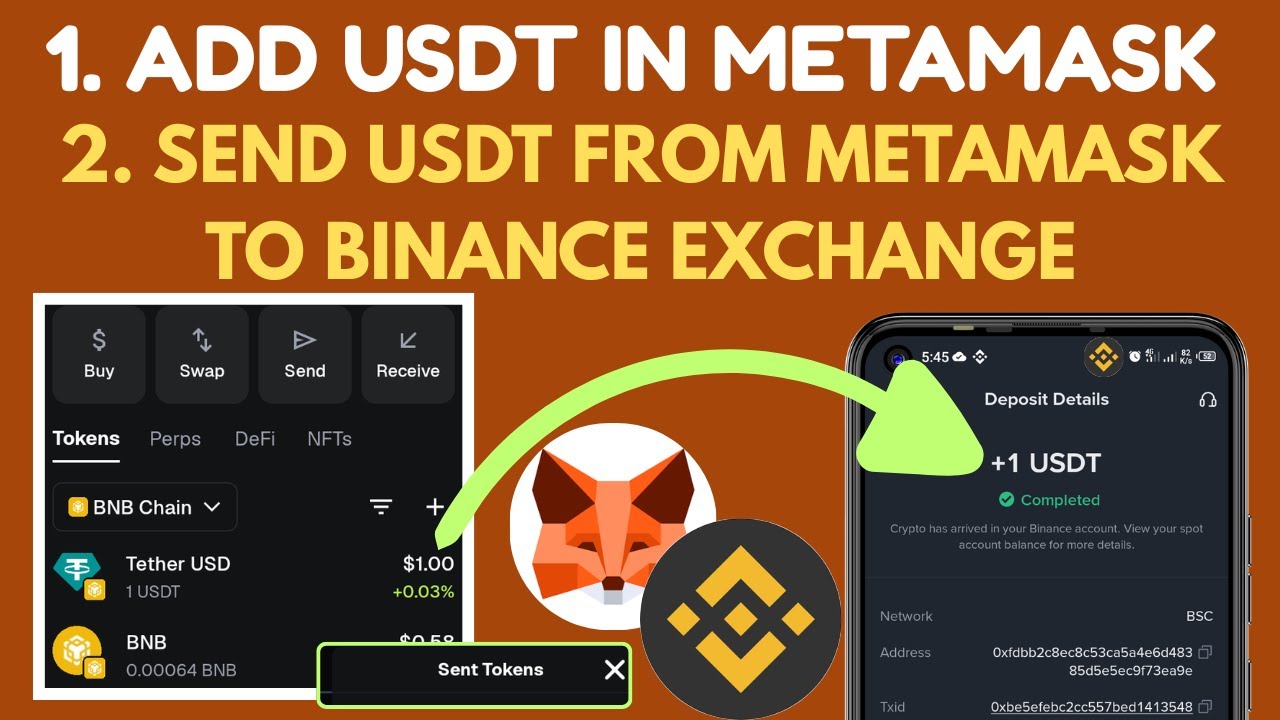 How to Add USDT to MetaMask & Send USDT to Binance (Complete Step By Step Guide)
