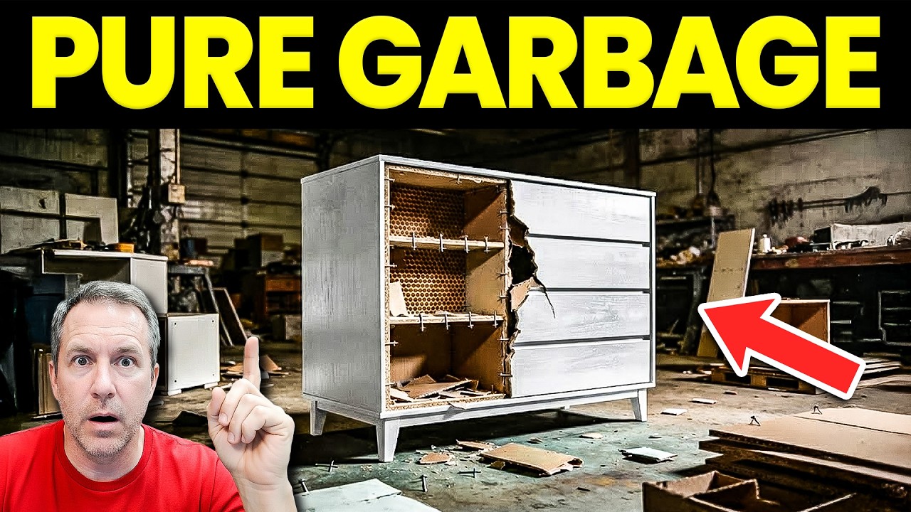 Why 95% of New Furniture is Disposable Garbage (The Wayfair Lie)