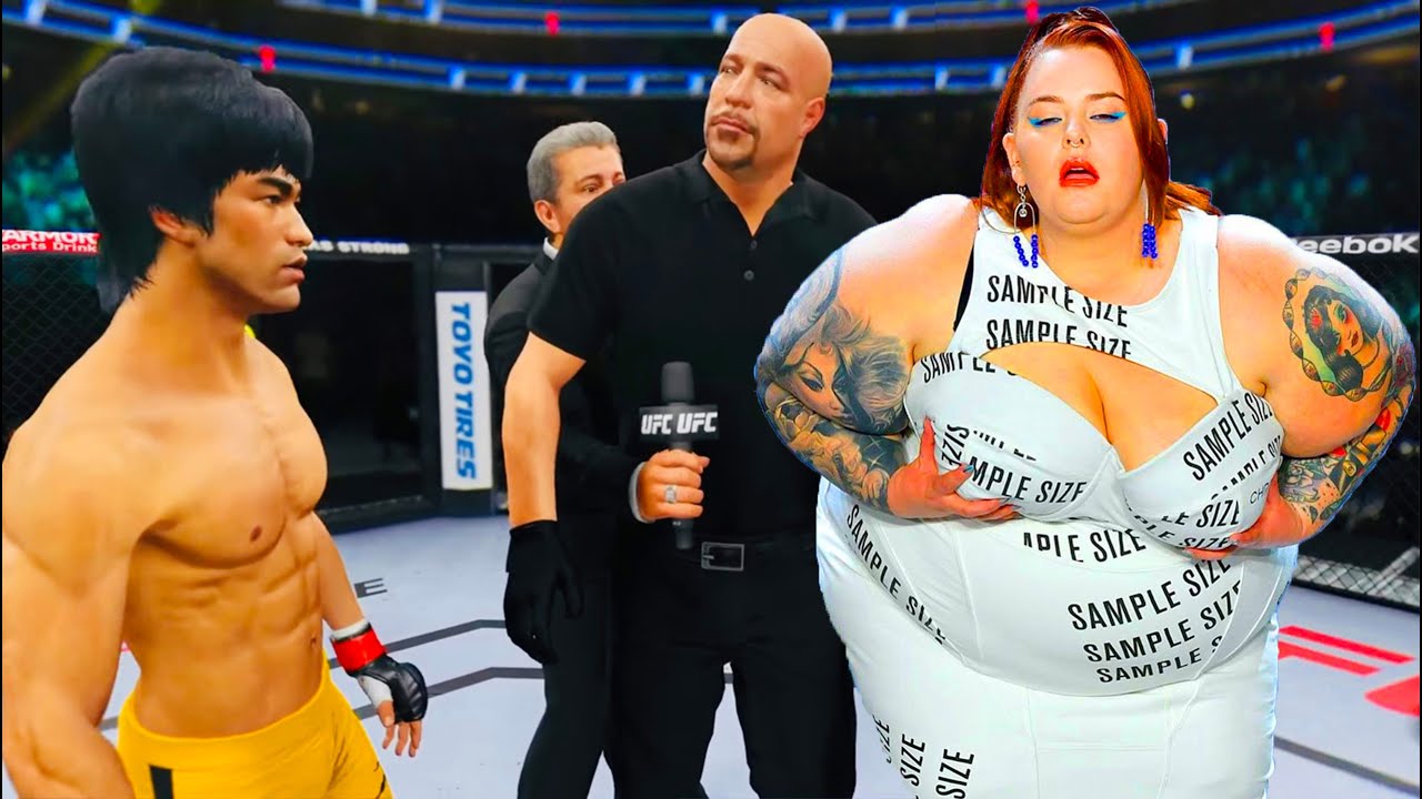 🔥  Bruce Lee vs. Tess Holliday (EA Sports UFC 4)