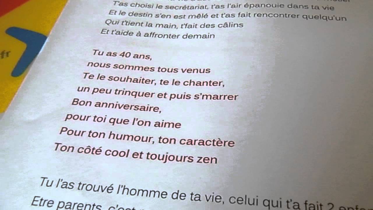 chansohn 40 ans