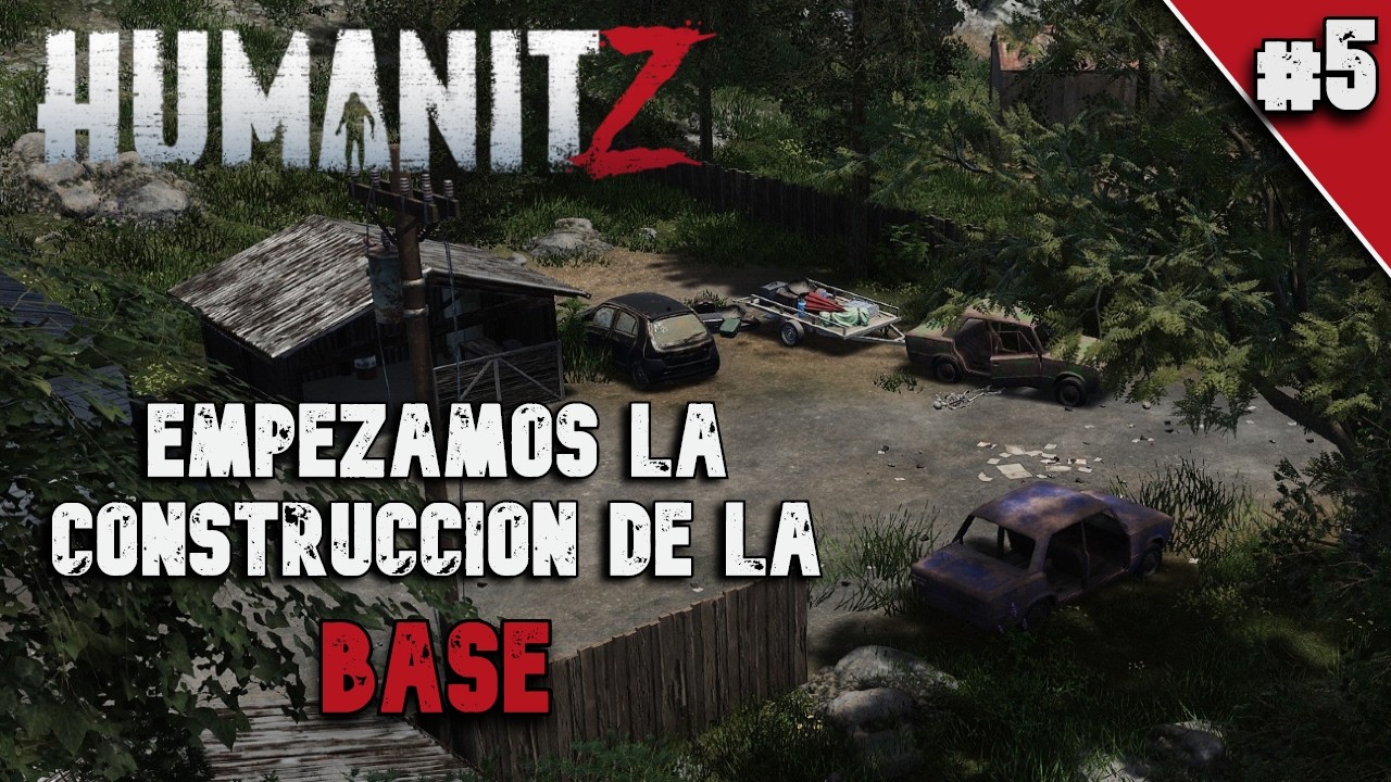 💀HumanitZ💀 (Gameplay Español 1.0.) #5 Empezamos a construir nuestra base.