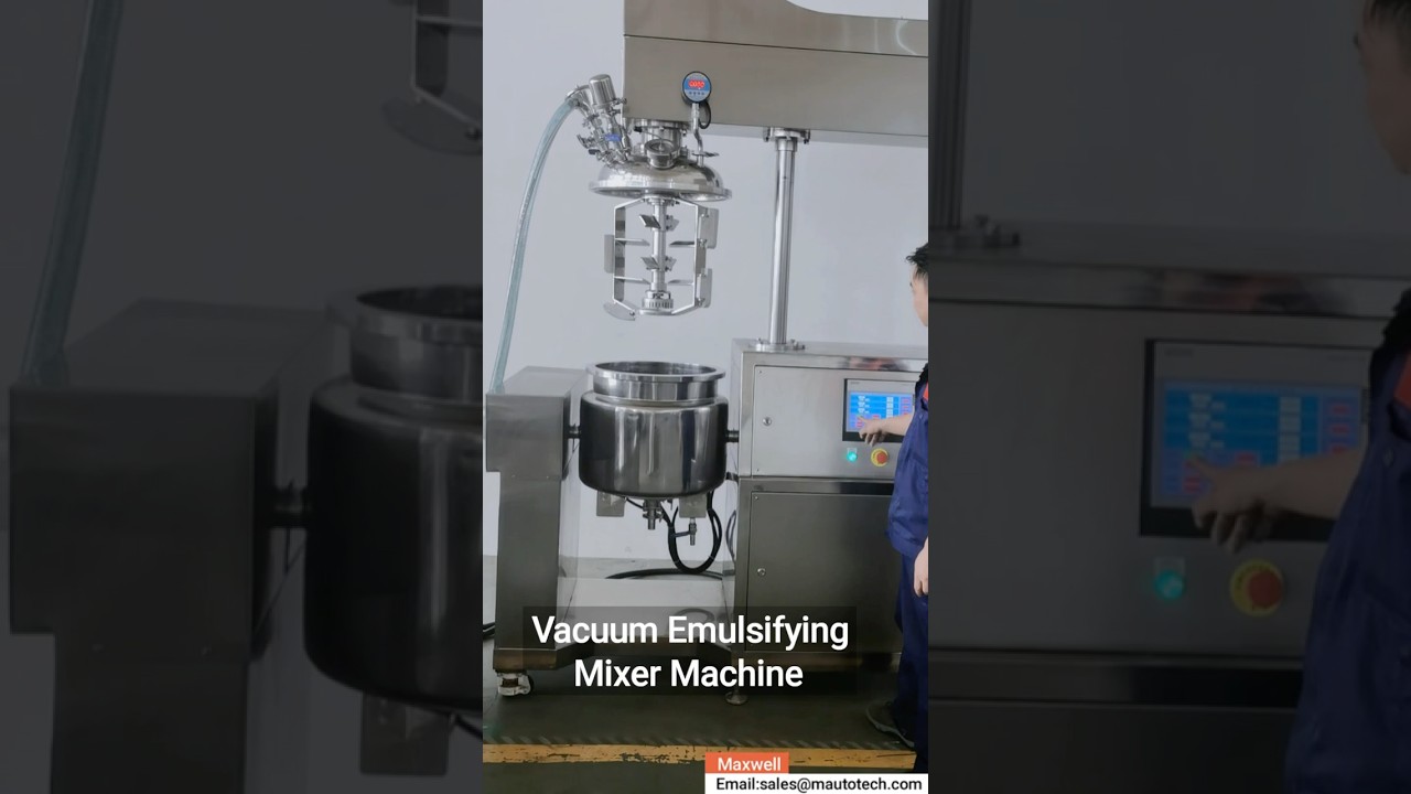 30L Vacuum emulsify mixer (Cosmetics Making Machine) for Cream Lotion Gel Shampoo Ointment