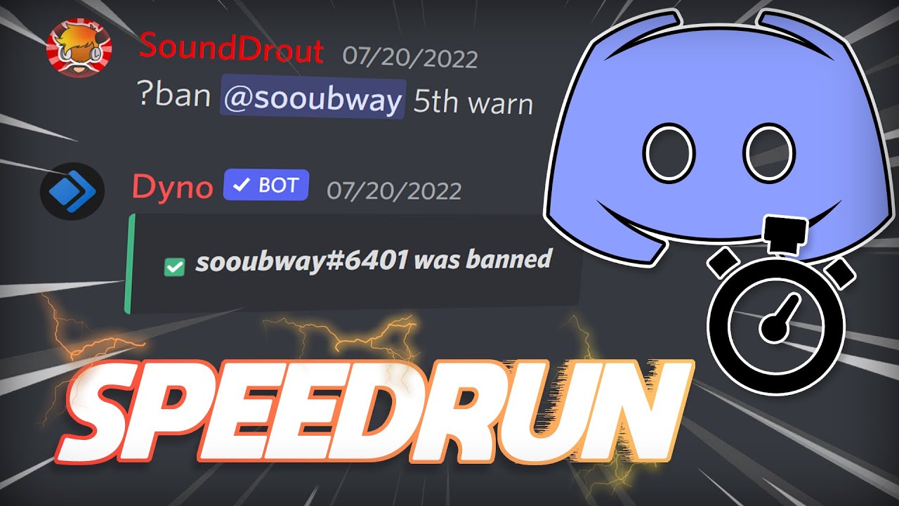 I made people SPEEDRUN to get BANNED in Discord... (Nitro prize!)