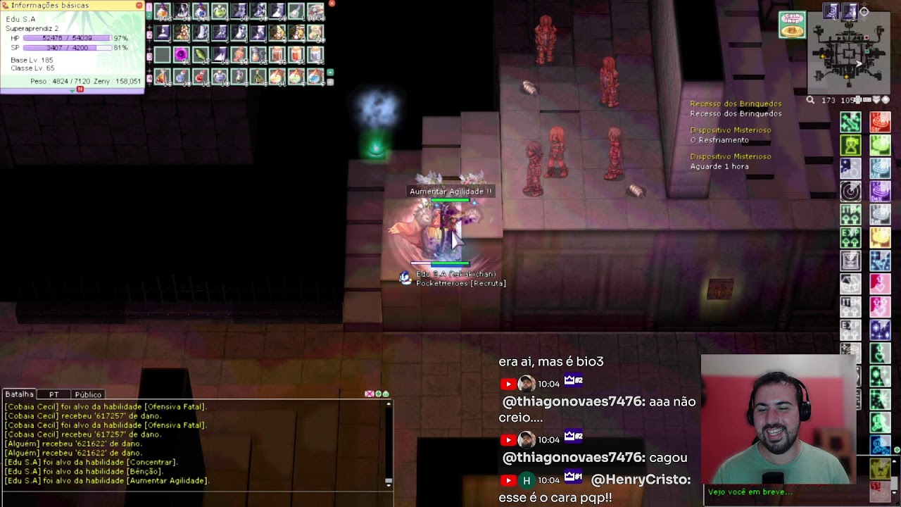 Edu S.A - Diárias do domingão - Ragnarok Online - LATAM