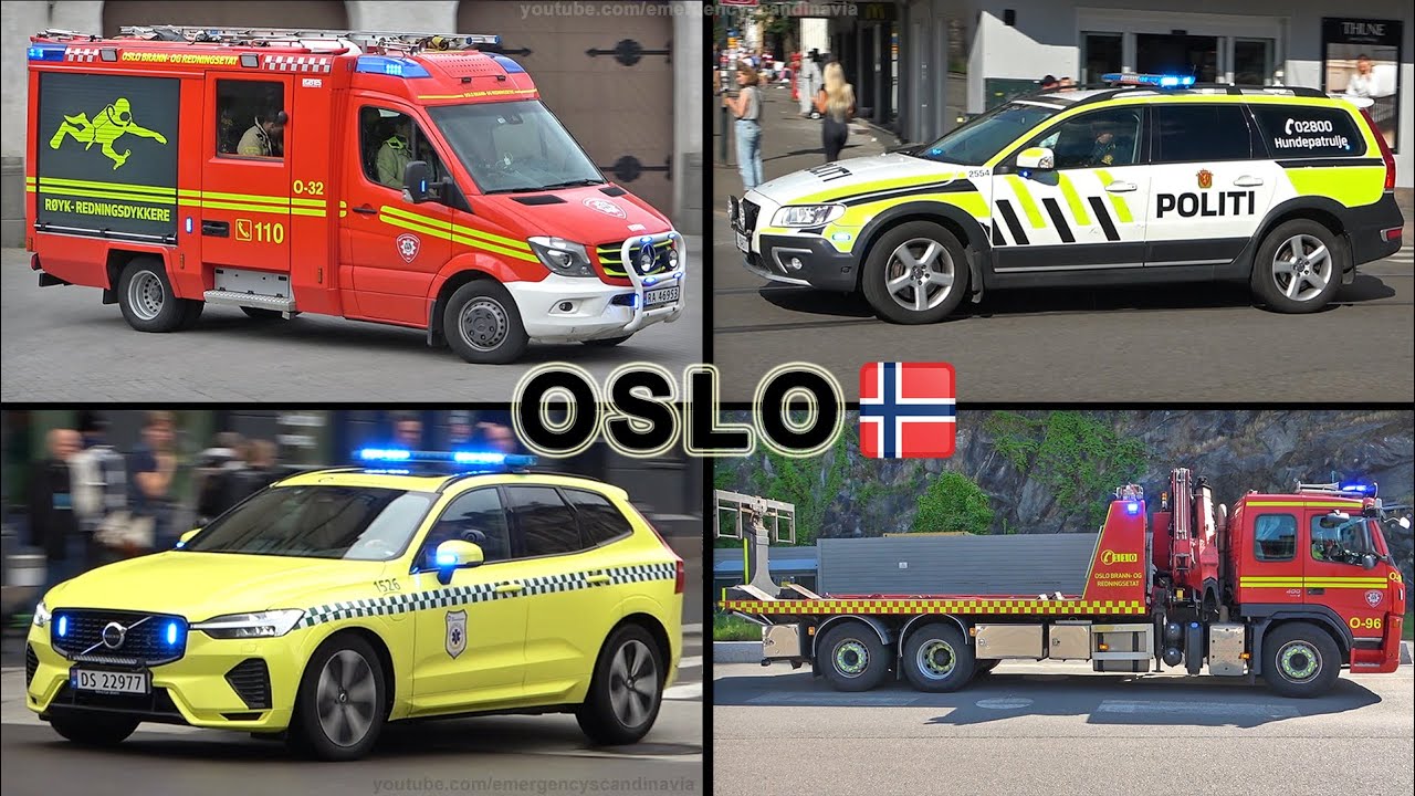 [Norway] Police, Ambulance and Fire Department responding in Oslo