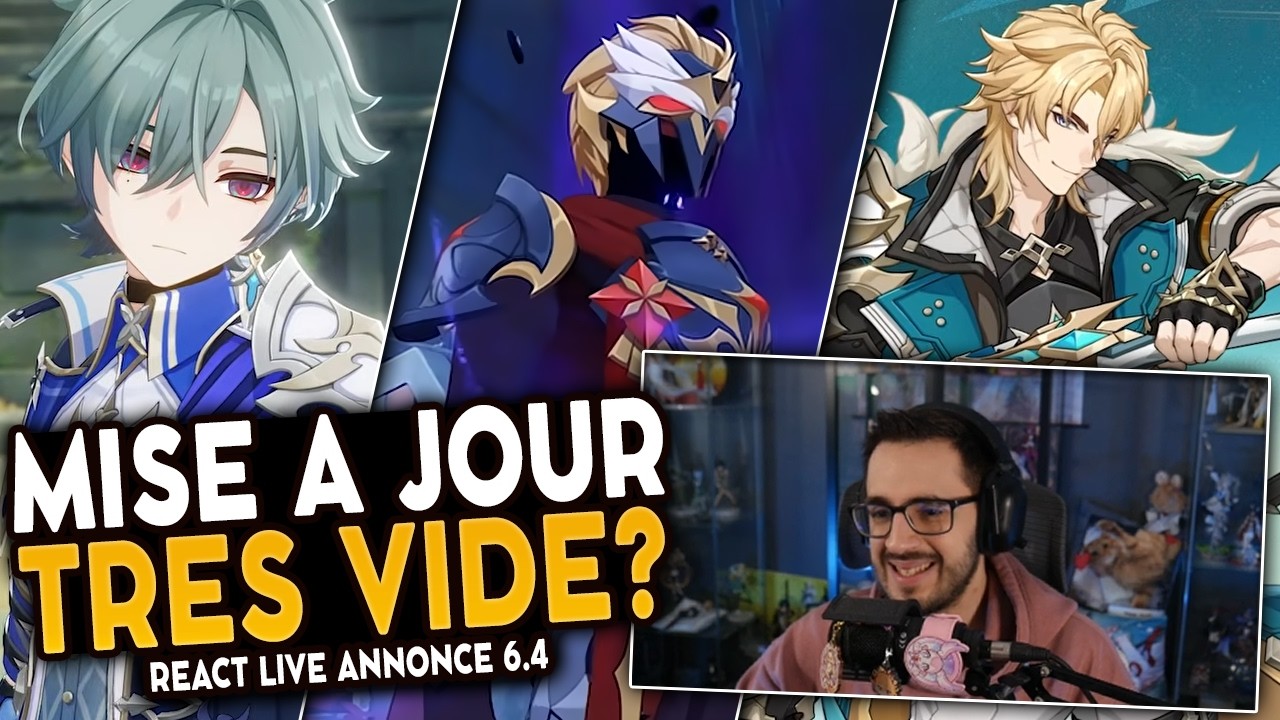 NOUVEAU PERSO ! Varka, Skins d'armes gratuits, quête Mondstadt, ... Récép live 6.4 Genshin Impact