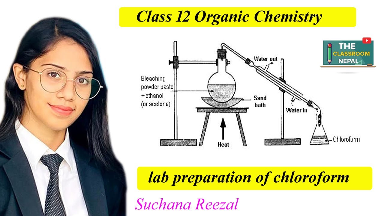 preparation of chloroform (CHCl₃) || Class 12 Organic Chemistry || Haloalkanes and Haloarenes