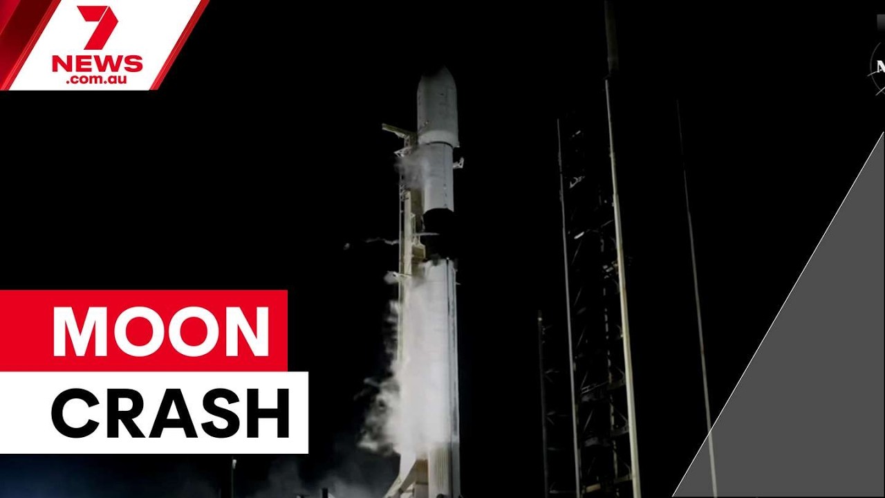 Обломки ракеты SpaceX врезались в Луну | 7NEWS