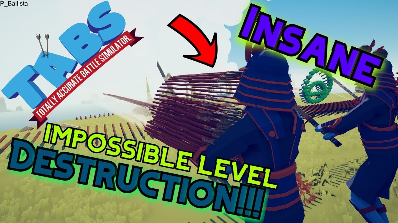 TABS | Beating Impossible Level With (Mods) - Total Accurate Battle Simulator
