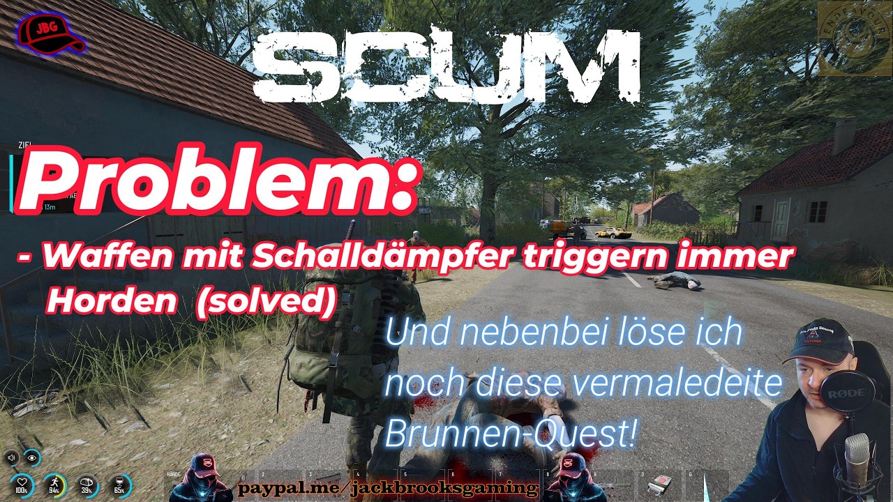 SCUM | Horde/Schalldämpfer-Problem behoben + Brunnen-Quest
