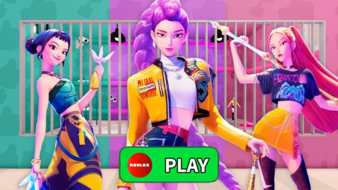 🔴KPOP DEMON HUNTERS PRISON RUN! (OBBY) WALKTHROUGH FULL GAME | ROBLOX
