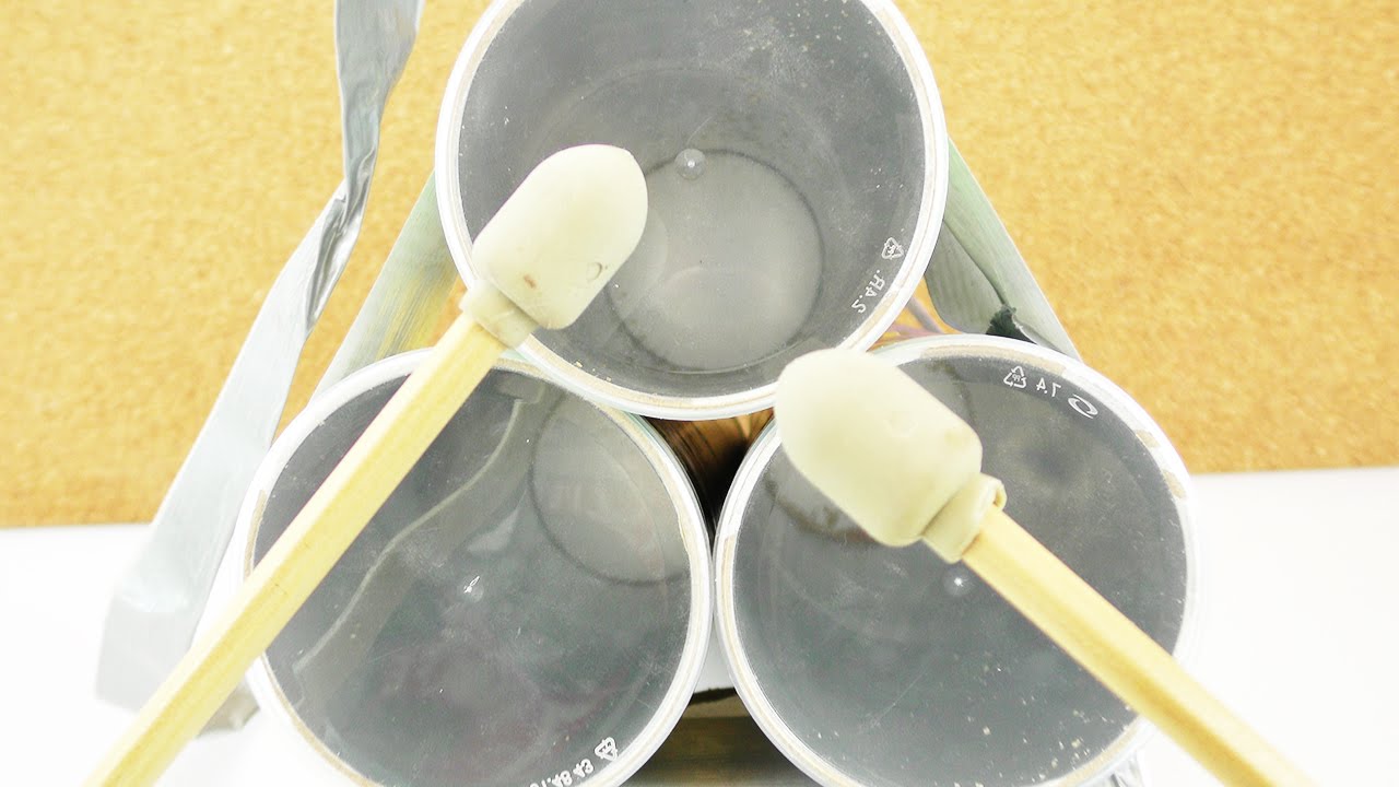 Chips Trommel selber bauen - cooles Musikinstrument gegen Langeweile für Unterwegs