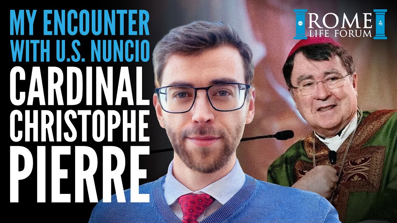 Vatican Nuncio Cardinal Christophe Pierre Confronts Journalist Michael Haynes