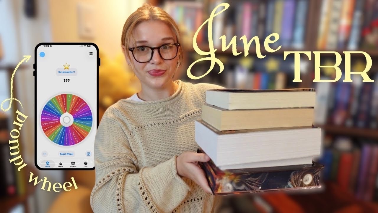 Колесо подсказок выбирает книги для чтения на июнь 📖🤸🏼&zwj;♀️
