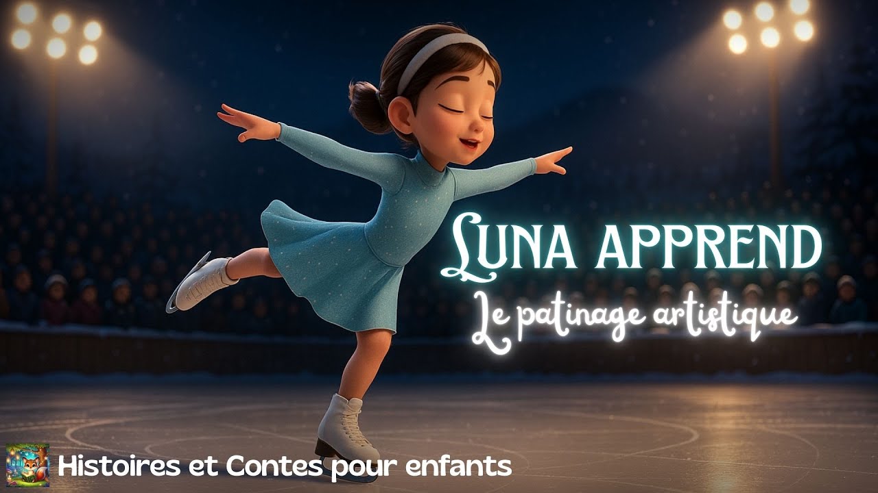 LUNA APPREND LE PATINAGE ARTISTIQUE ⛸❄️ Histoires pour enfants pour s'endormir