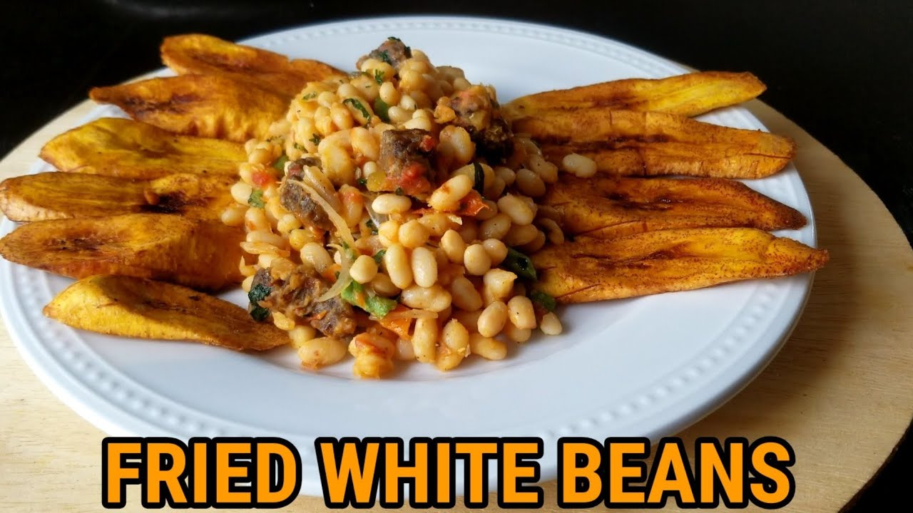 FRIED WHITE BEANS RECIPE ||CAMEROONIAN FRIED WHITE BEANS RECIPE