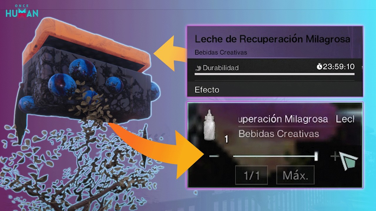 Nuevo!! LECHE de RECUPERACIÓN MILAGROSA para CULTIVOS en Once Human 