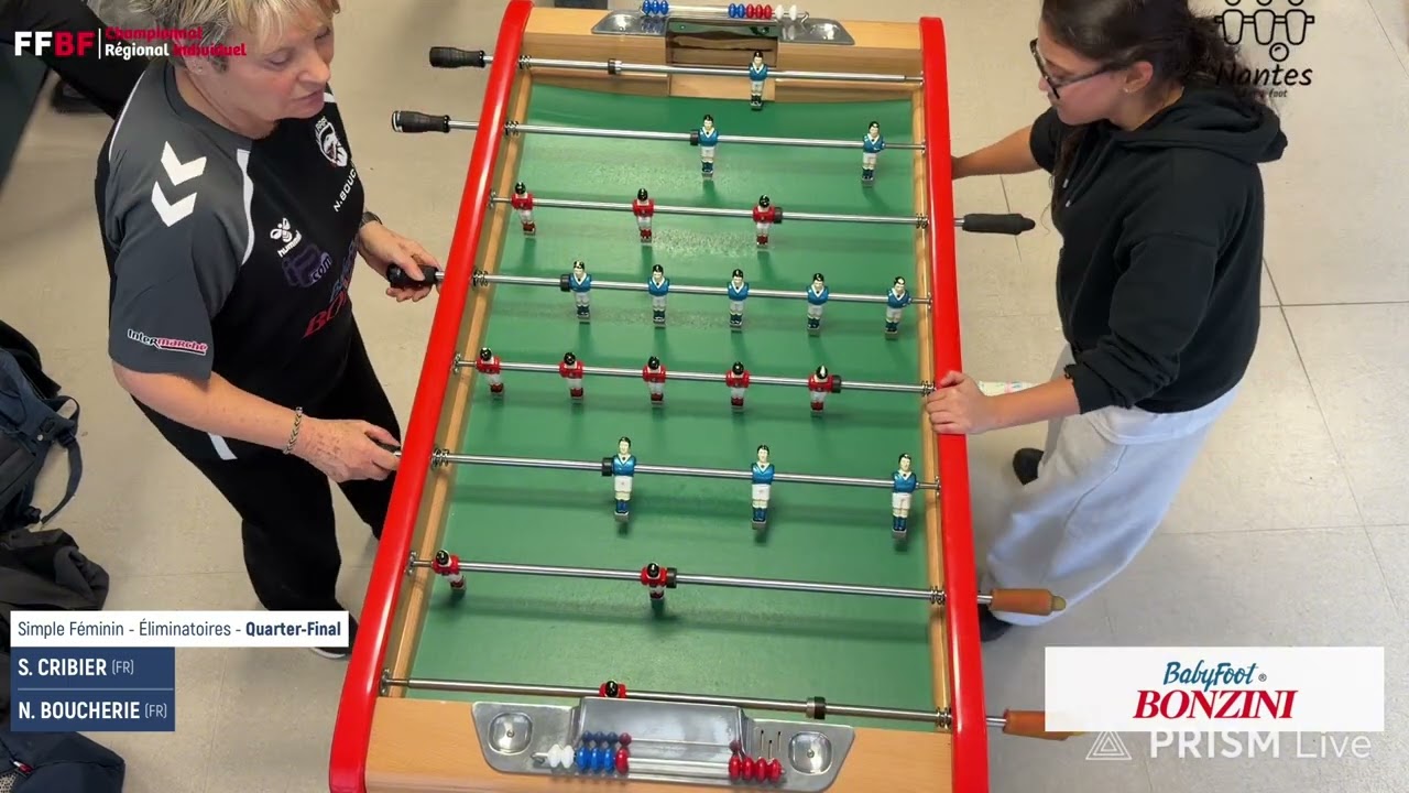 S. Cribier vs N. Boucherie - Simple Féminin - Quart de finale
