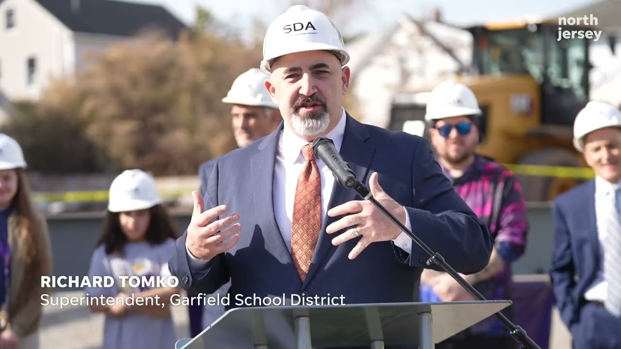 Watch the beam signing ceremony for new Garfield school