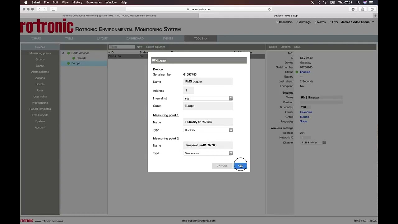 RMS Tutorial  add a wireless device