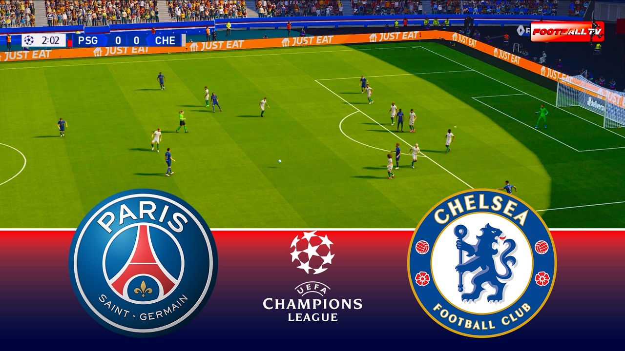 PSG vs CHELSEA - UEFA Champions League 2026 UCL | Full Match All Goals | Pes 21 Gameplay Simulation