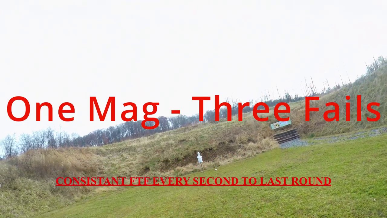 KVAR M-74N Mag Fail. Bulgarian Circle 10 5.56 Waffle Mag.