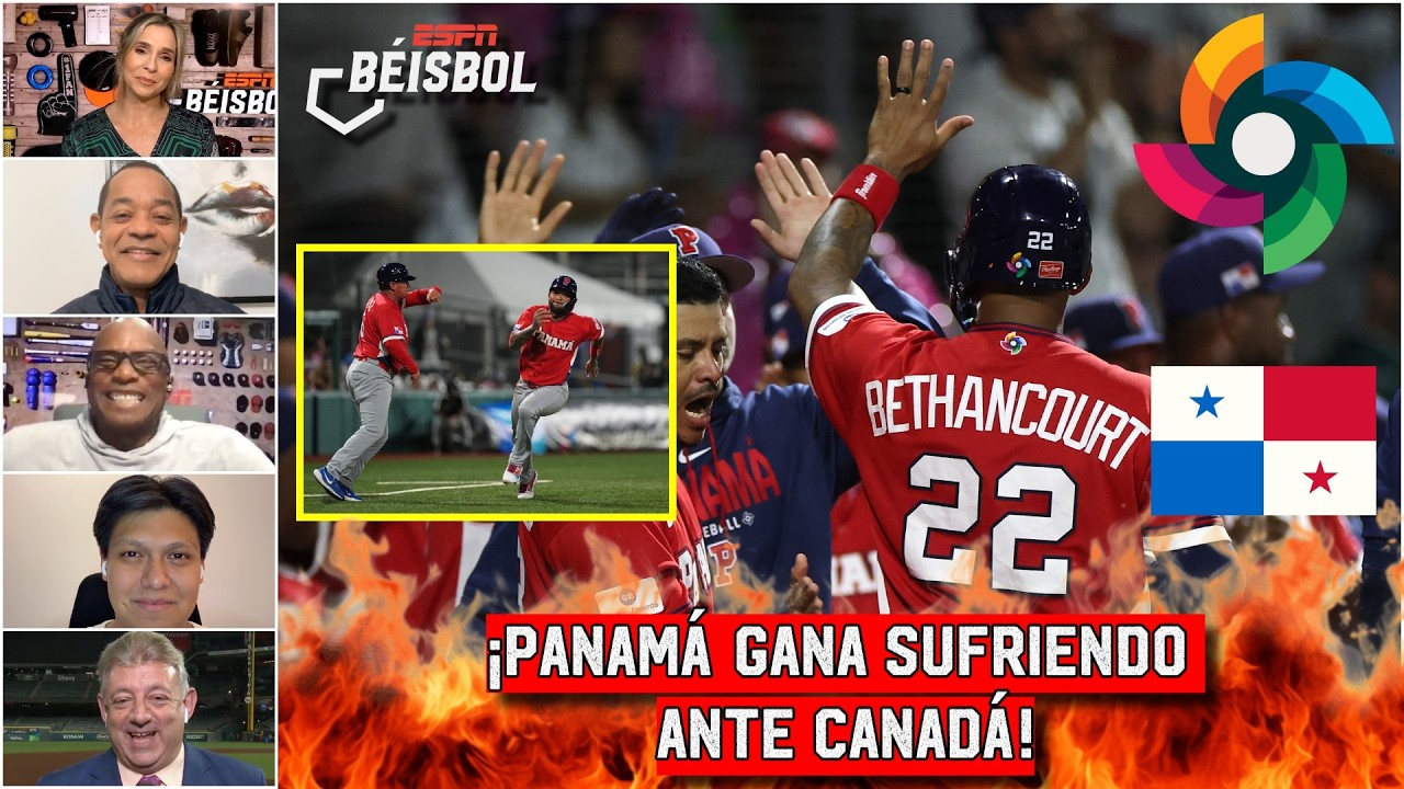 PANAMÁ SIGUE VIVO Y CREE EN MILAGROS tras vencer a CANADÁ en el CLÁSICO MUNDIAL | ESPN Beisbol