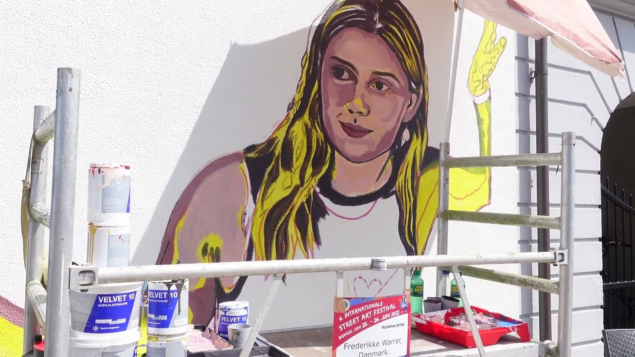 Street art festival in Brande, Denmark 2022