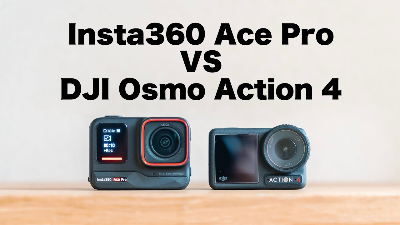 【比較】Insta360 Ace ProとDJI Osmo Action 4 使いやすさ暗所性能は？？
