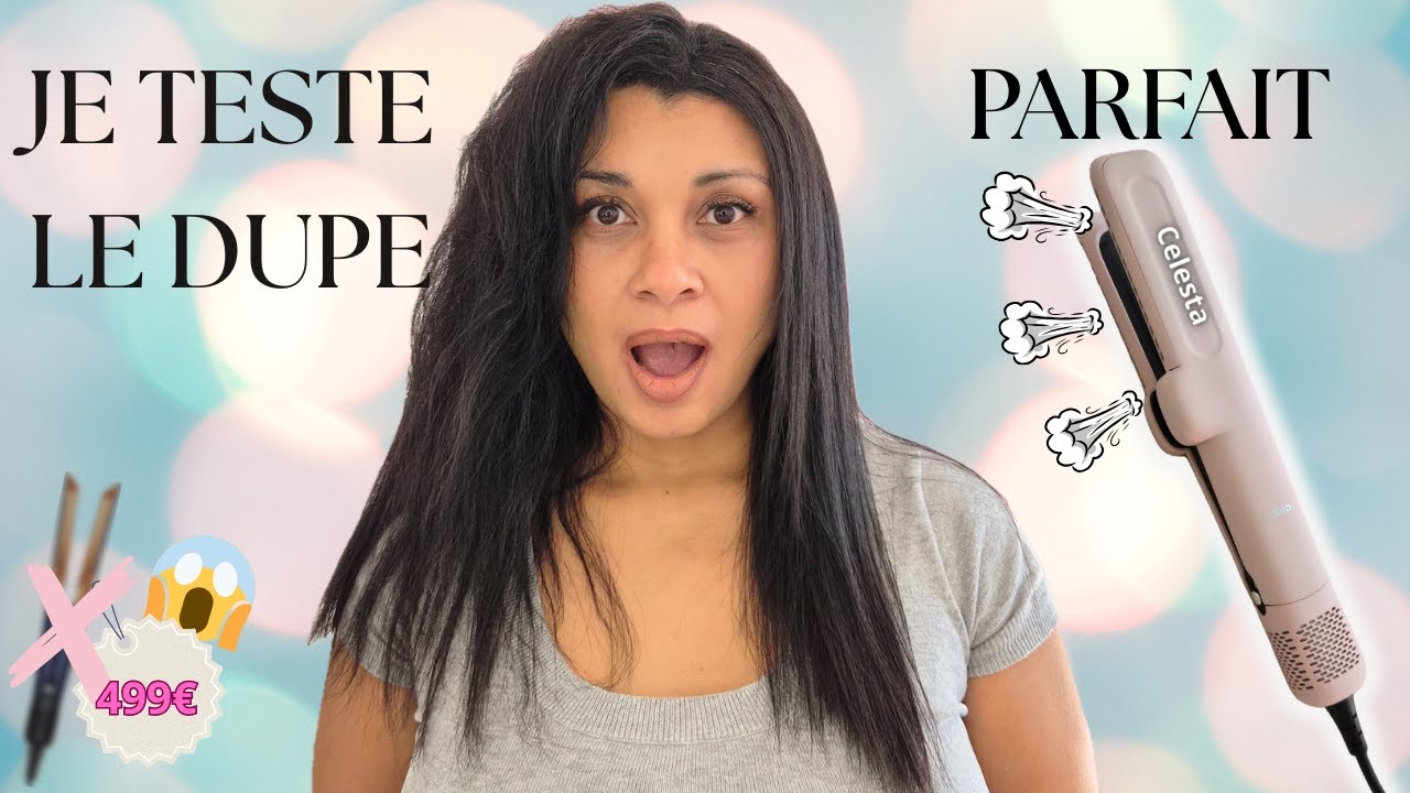 Souffleur lisseur Célesta ✨️ J'ai trouvée & je teste le DUPE du Dyson 😮 & je suis CHOQUÉE ! 😱